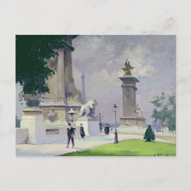 Pont Alexandre III, Paris Postkarte (Vorderseite)