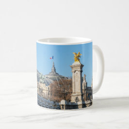 Pont Alexandre III und Grand Palais an einem sonni Kaffeetasse