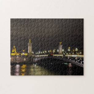 Pont Alexandre III und Ungültig in der Nacht - Par Puzzle