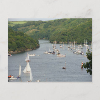 Pont Creek Polruan Postkarte