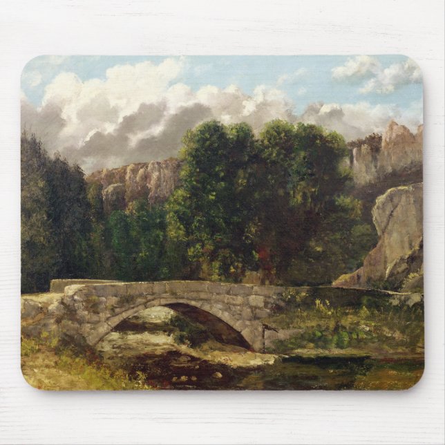 Pont de Fleurie, die Schweiz, 1873 Mousepad (Vorne)
