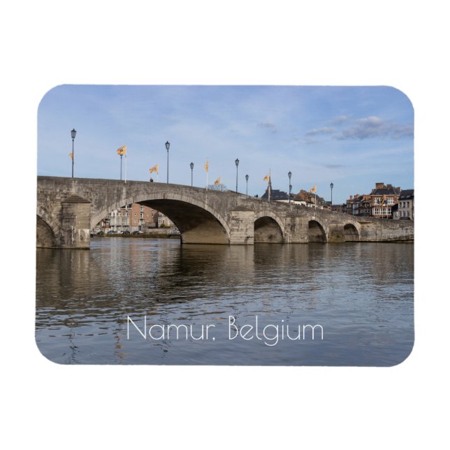 Pont de Jambes, Namur, Belgien Magnet (Horizontal)