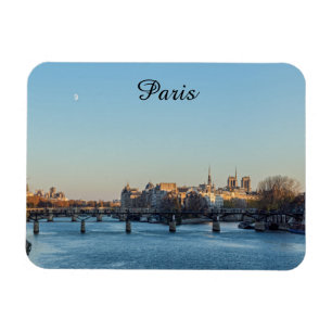 Pont des Arts und Ile de la Cité - Paris, Frankrei Magnet