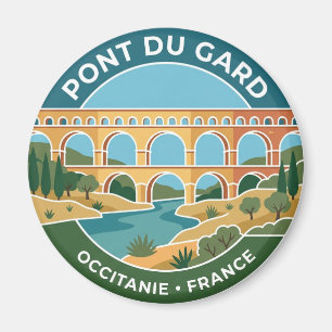 Pont du Gard Frankreich Magnet