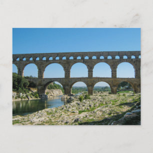 Pont du Gard, Frankreich - Postcard Postkarte