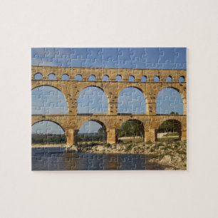 Pont du Gard, Gard, Languedoc Roussillon, Frankrei Puzzle