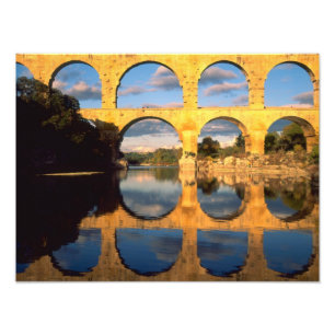 Pont du Gard, Gardon, Gard, Languedoc, Fotodruck