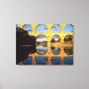 Pont du Gard, Gardon, Gard, Languedoc, Leinwanddruck
