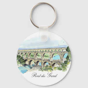 Pont DU Gard Schlüsselkette Schlüsselanhänger