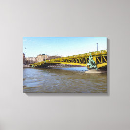 Pont Mirabeau über Seine - Paris Leinwanddruck
