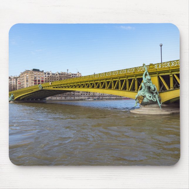 Pont Mirabeau über Seine - Paris Mousepad (Vorne)