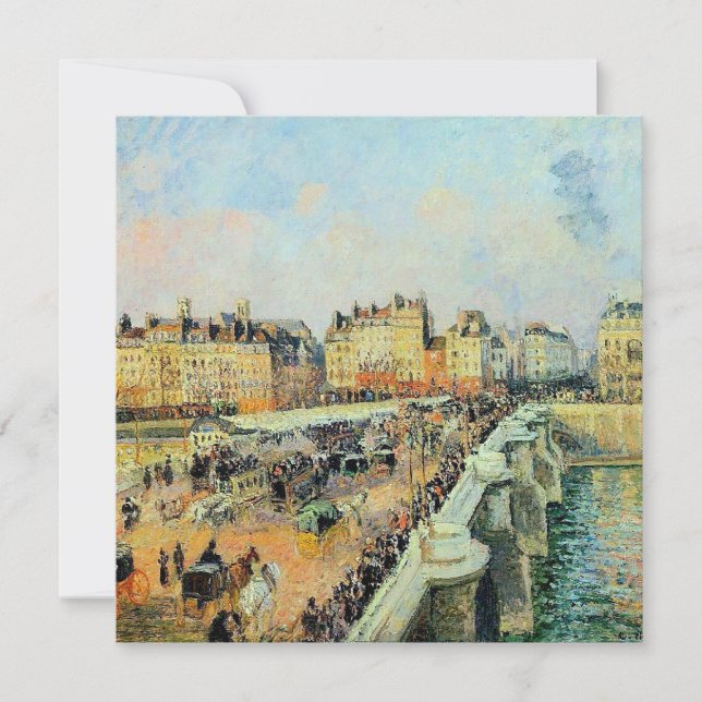 Pont Neuf, Nachmittag, Sonnenlicht Camille Pissarr (Vorderseite)