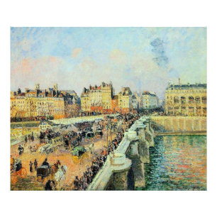 Pont Neuf, Nachmittag, Sonnenlicht Camille Pissarr Fotodruck