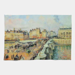 Pont Neuf, Nachmittag, Sonnenlicht Camille Pissarr Geschirrtuch
