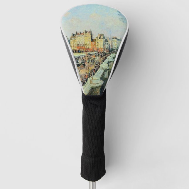 Pont Neuf, Nachmittag, Sonnenlicht Camille Pissarr Golf Headcover (Vorderseite)