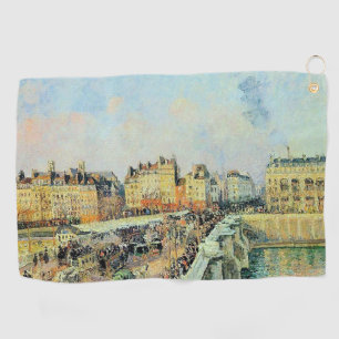Pont Neuf, Nachmittag, Sonnenlicht Camille Pissarr Golfhandtuch