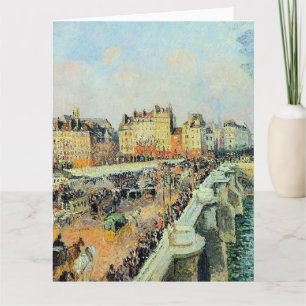 Pont Neuf, Nachmittag, Sonnenlicht Camille Pissarr Karte