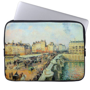 Pont Neuf, Nachmittag, Sonnenlicht Camille Pissarr Laptopschutzhülle