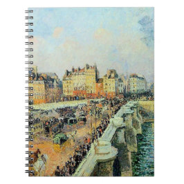 Pont Neuf, Nachmittag, Sonnenlicht Camille Pissarr Notizblock
