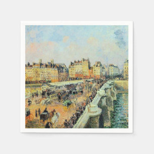 Pont Neuf, Nachmittag, Sonnenlicht Camille Pissarr Serviette