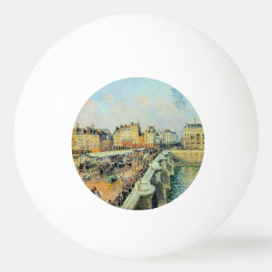 Pont Neuf, Nachmittag, Sonnenlicht Camille Pissarr Tischtennisball