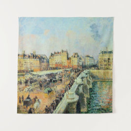 Pont Neuf, Nachmittag, Sonnenlicht Camille Pissarr Wandteppich