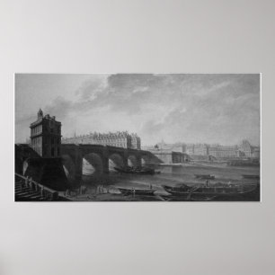 Pont Neuf - Paris - Nicolas-Jean-Baptiste Raguenet Poster