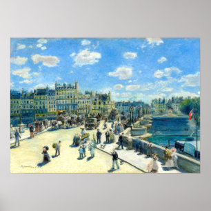 Pont Neuf, Paris - Pierre-Auguste Renoir Poster