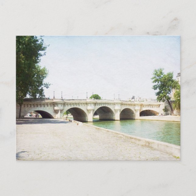 Pont Neuf (Paris) Postkarte (Vorderseite)