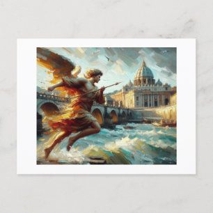Pont St. Angelo Rome, Postkarte