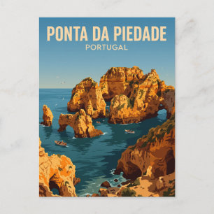 Ponta da Piedade Portugal Postkarte