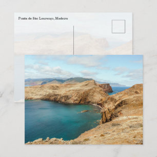 Ponta de São Lourenço Madeira Aussicht Postkarte