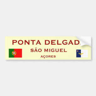 Ponta Delgada Autoaufkleber