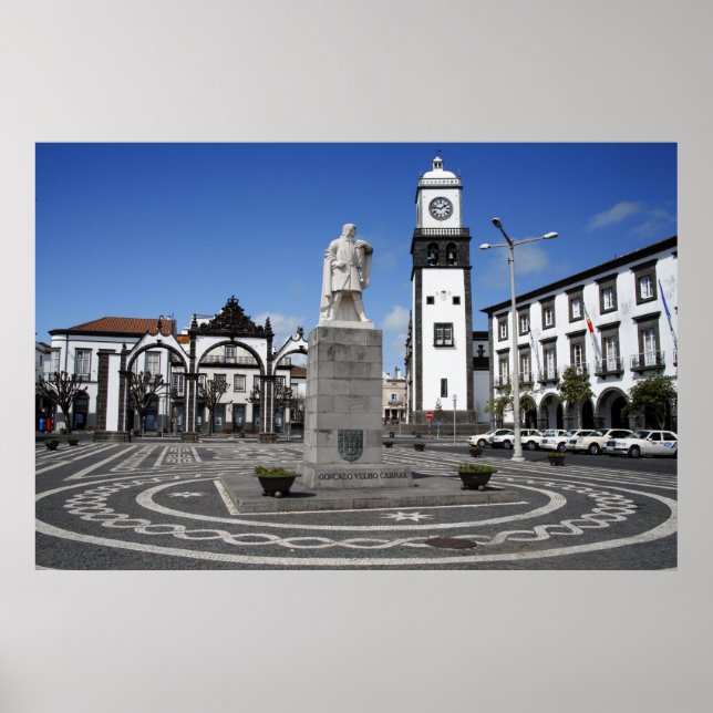 Ponta Delgada, Azoren Poster (Vorne)