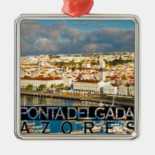 Ponta Delgada Ornament Aus Metall