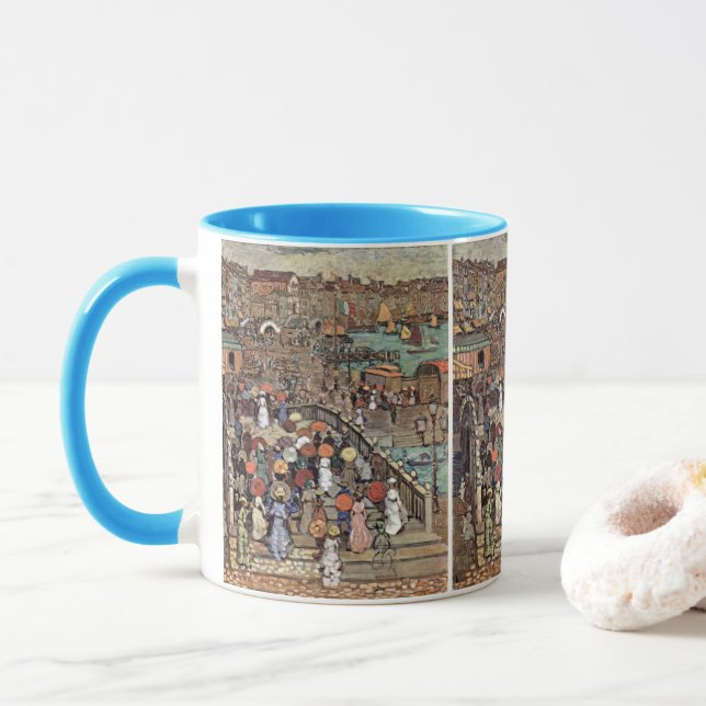 Ponte Della Paglia, Venedig von Maurice Prendergas Tasse (Mit Donut)