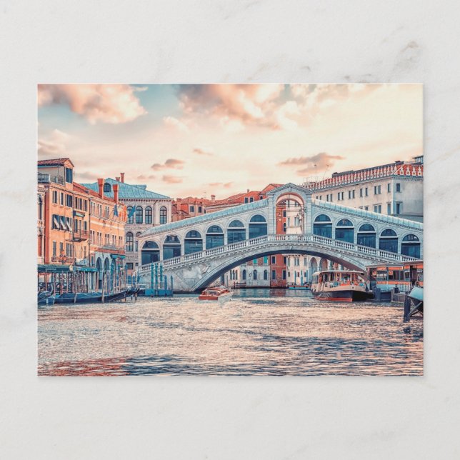 Ponte di Rialto Postkarte (Vorderseite)