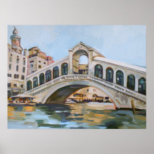 Ponte Rialto   Venedig, Italien Poster