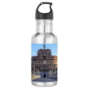 Ponte und Castel Sant'Angelo - Rom, Italien Edelstahlflasche