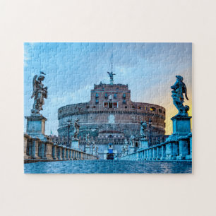 Ponte und Castel Sant'Angelo - Rom, Italien Puzzle