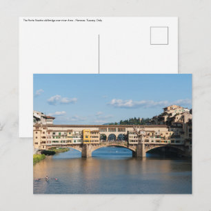 Ponte Vecchio alte Brücke - Florenz, Italien Postkarte