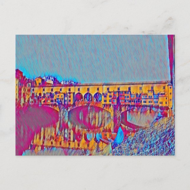 Ponte Vecchio Card Postkarte (Vorderseite)