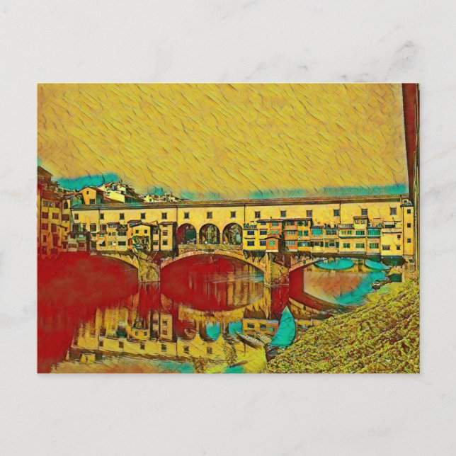 Ponte Vecchio Card Postkarte (Vorderseite)