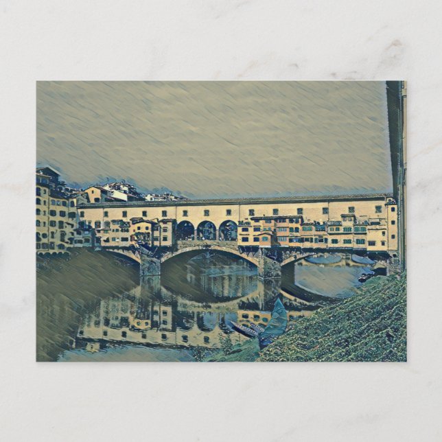Ponte Vecchio Card Postkarte (Vorderseite)