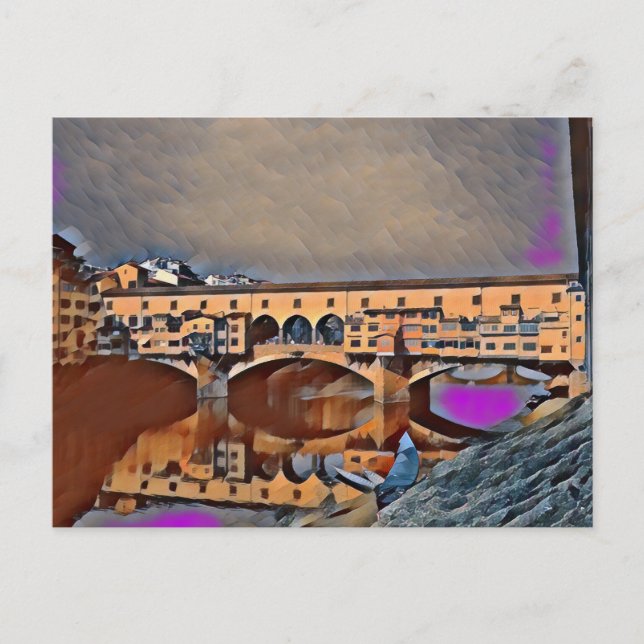 Ponte Vecchio Card Postkarte (Vorderseite)