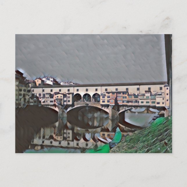 Ponte Vecchio Card Postkarte (Vorderseite)