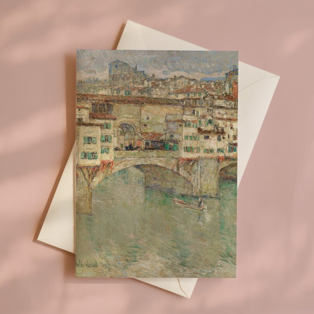 Ponte Vecchio | Childe Hassam Karte (Von Creator hochgeladen)