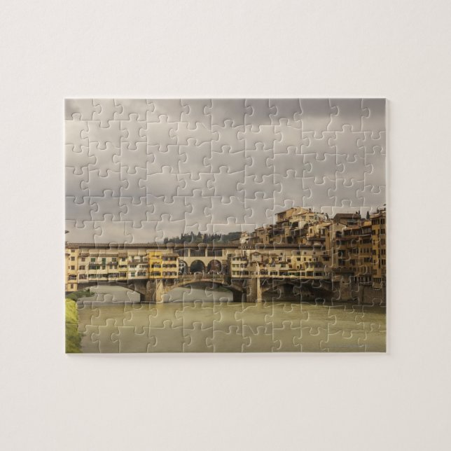 Ponte Vecchio Florence Italien Puzzle (Horizontal)