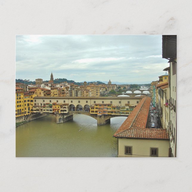 Ponte Vecchio - Florenz, Italien Postkarte (Vorderseite)
