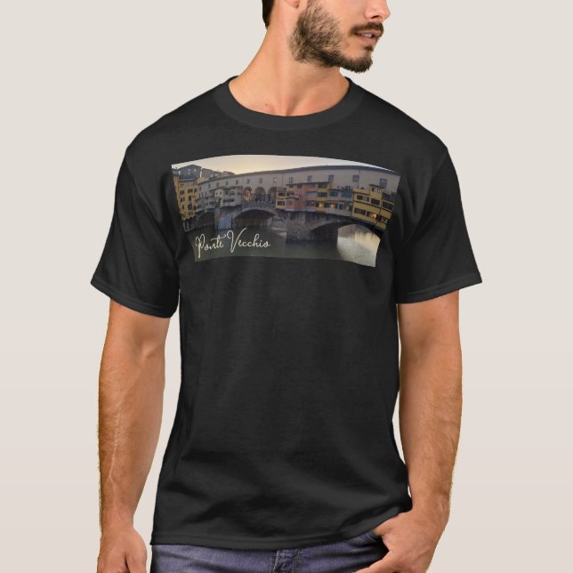 Ponte Vecchio, Florenz, Italien T-Shirt (Vorderseite)